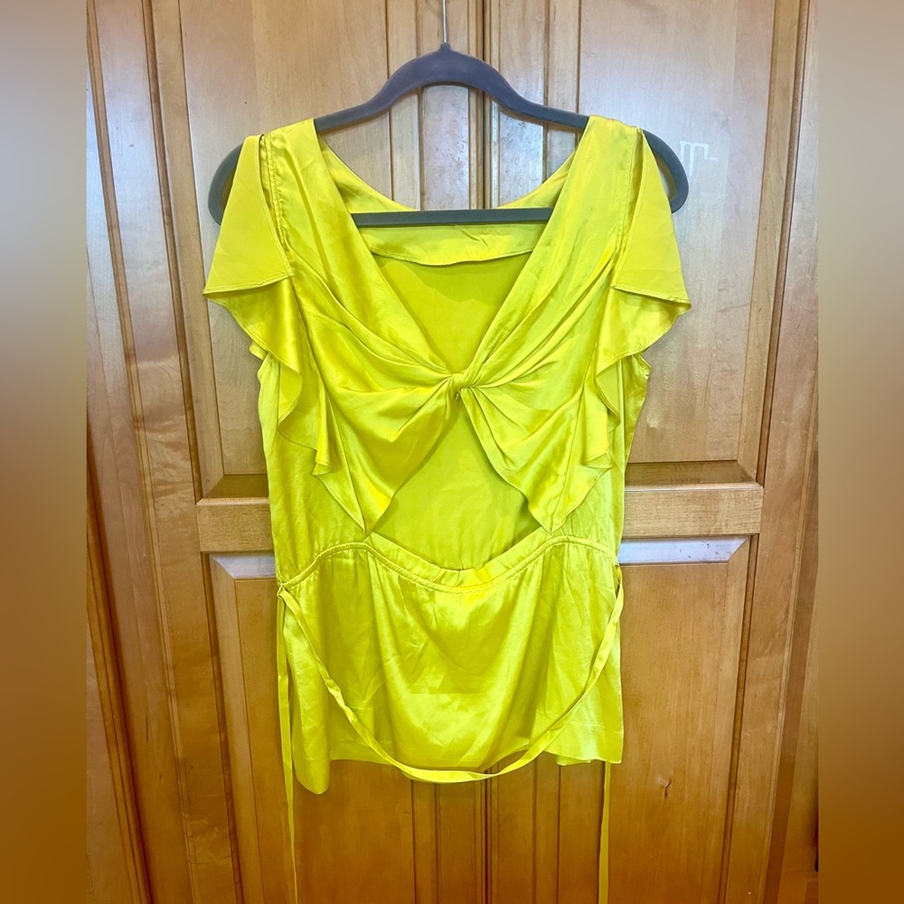 Whistles Bright Yellow Blouse